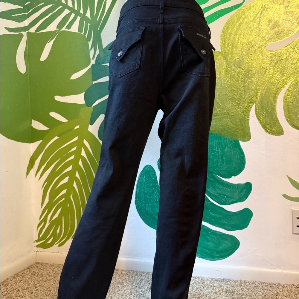 Hudson Jeans Black Collin Flap Skinny Mid Rise Stretch - Picture 2 of 7